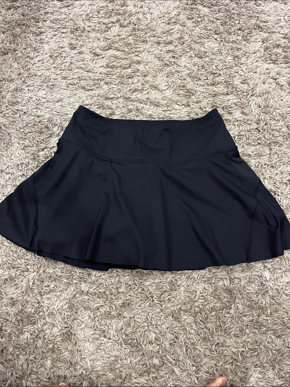 Athleta Black Circle Skirt with Flared Hem